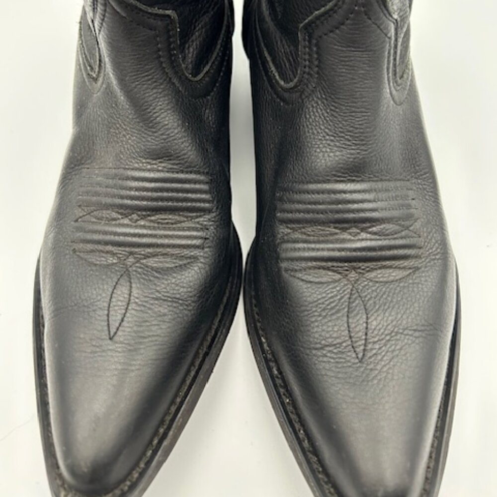 Ariat Women's J Toe Western Boot Black Leather Size 9 Style 10001038 (15771) - Picture 4 of 14